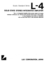 Luxman L-4-Owners-Manual